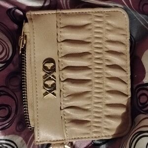 XOXO Taupe Quilted Wallet